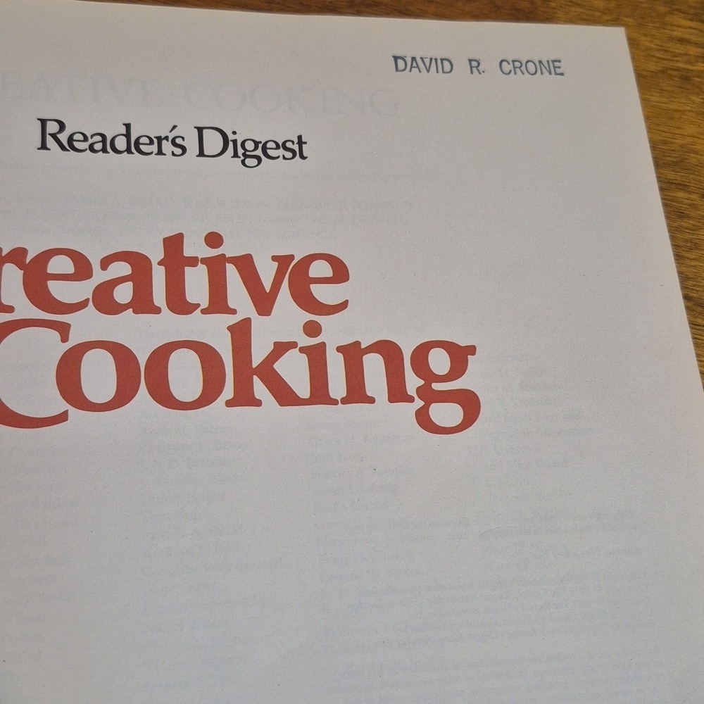 READER'S DIGEST Vintage MCM 1977 "Creative Cooking" Hardcover Cookbook - Picture 14 of 16